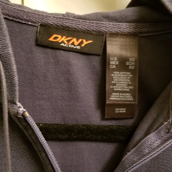 DKNY 100% cotton vest with hoodie - Picture 4 of 5